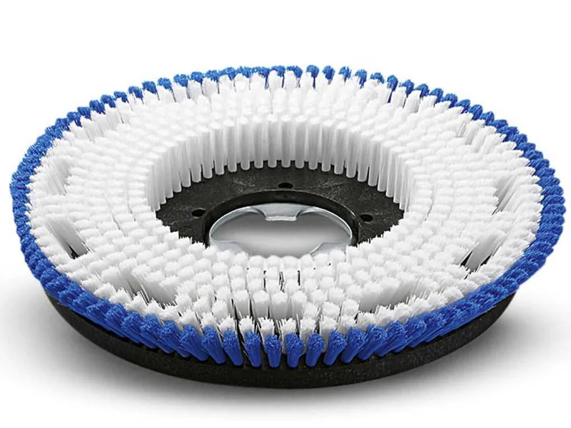 Disque brosse de lavage, medium/souple, bleu/blanc, 430¬MM
