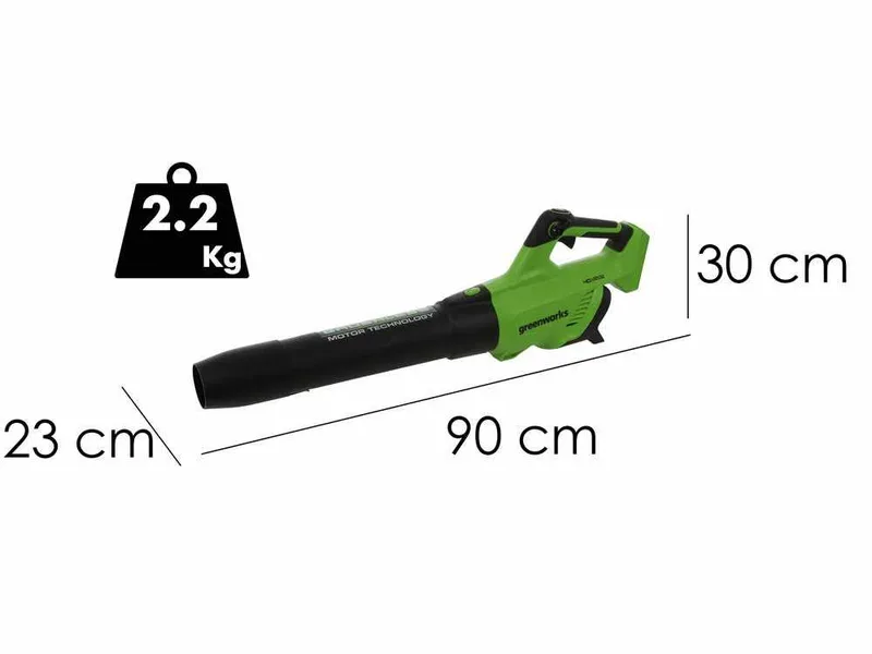 Greenworks GD40AB - Souffleur axial à batterie