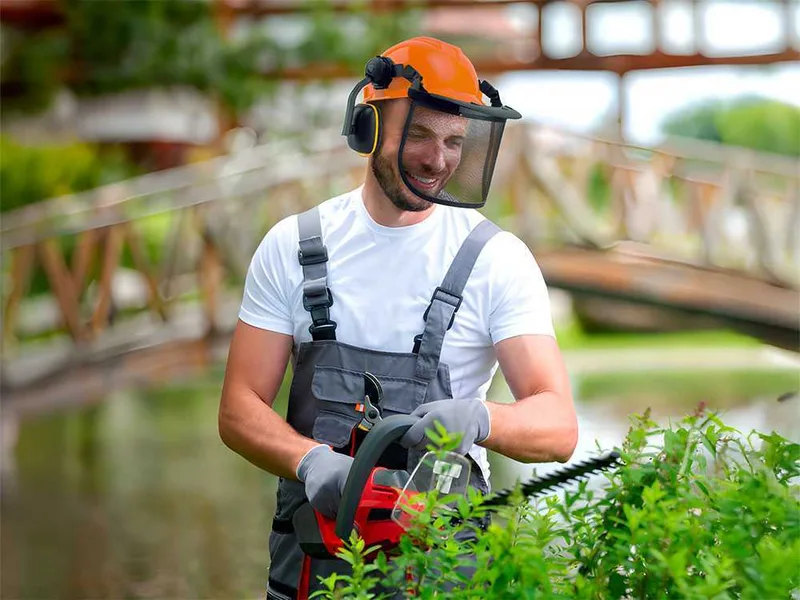 Casque de protection professionnel avec visière et casque - sécurité