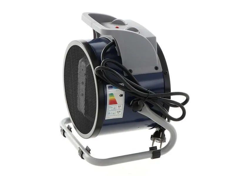 BullMach BM-EFH 2RC - Générateur d'air chaud électrique - élément chauffant en céramique - 2kW
