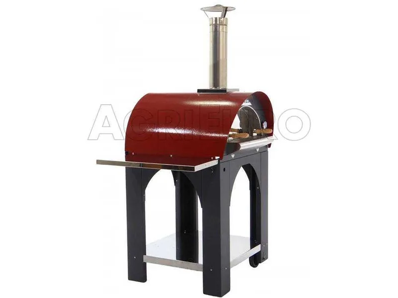 Cibus Red four à bois d'extérieur pour pizza - 2 pizzas