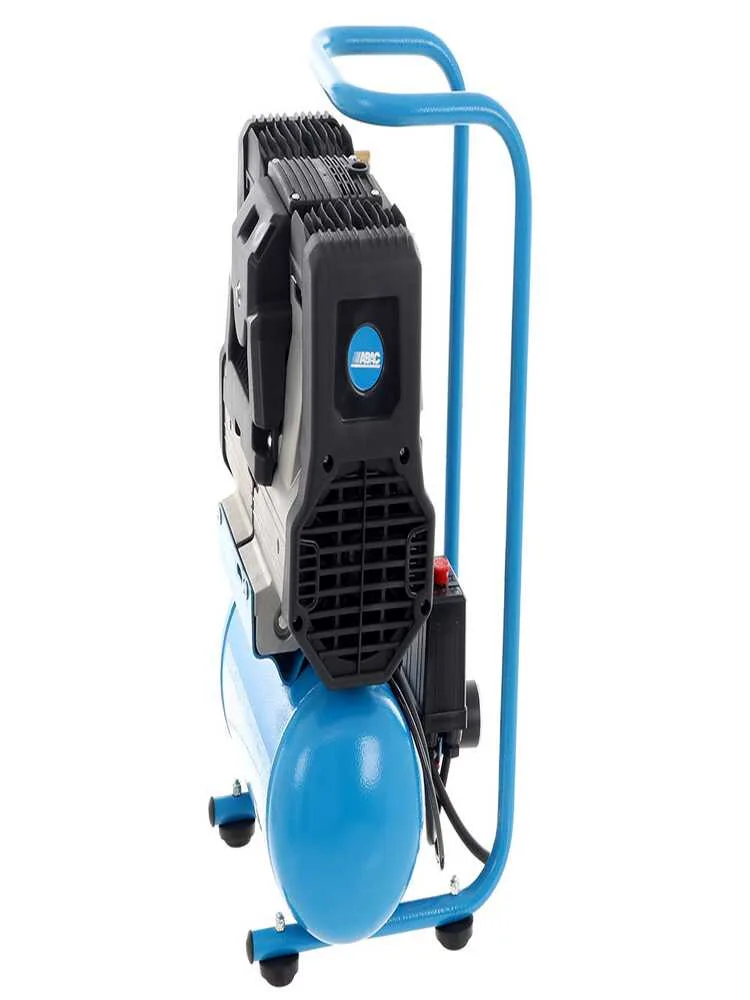 Abac start silent OS20P - Compresseur d'air électrique monophasé silencieux, sans huile - Moteur 2 CV - 6 L