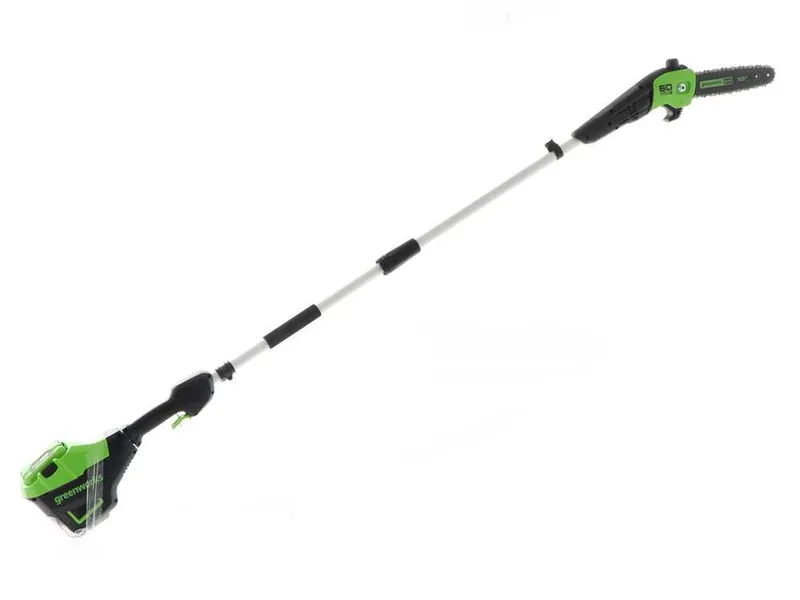Greenworks GD60PS25 - Élagueuse sur perche à batterie 60V - Batterie 4 Ah