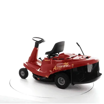 Eurosystems ASSO 76 Mini rider - Tondeuse rider autoportée - Boîte de vitesse manuelle - Largeur de coupe 76 cm
