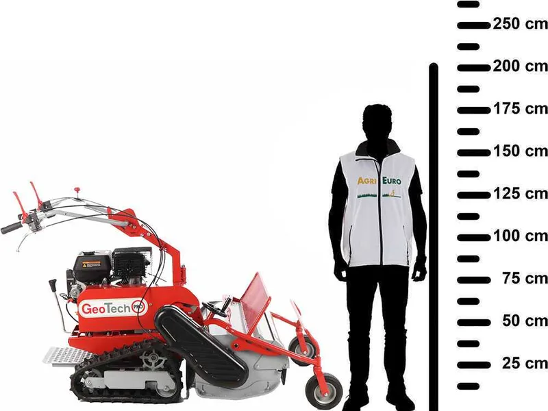 GeoTech Pro GFM 860 L-E - Tondeuse débroussailleuse à couteaux - Loncin G420FD