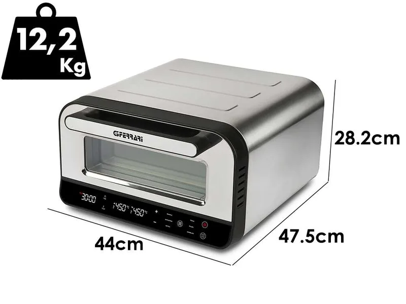 G3 Ferrari Pizza Pro 2 minuti - Four électrique à pizza - 1850 W