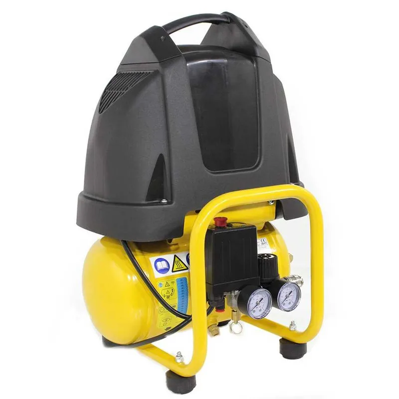 Abac vento B15 Baseline - Compresseur d'air électrique portatif monophasé, oil-less - Moteur 1.5 CV - 6 L