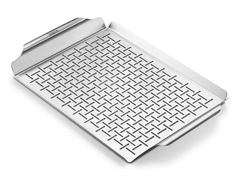 Plat de cuisson Deluxe en acier inox Weber