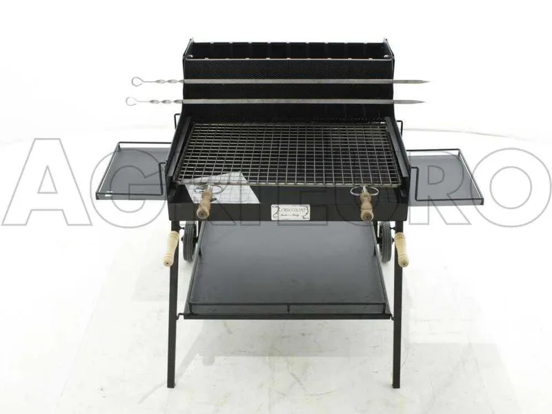 Cruccolini Fuocone Arezzo - Barbecue à bois et charbon en fer artisanal