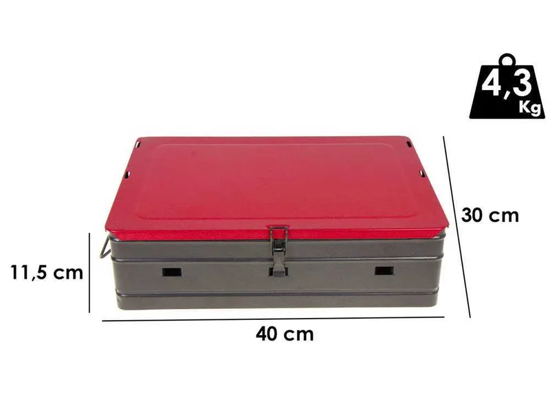 Mille Valigetta Pic-Nic - Barbecue à charbon en far artisanal - 40x28 cm