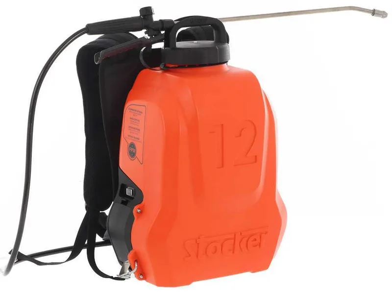 Pompe de pulvérisation à dos Stocker Ergo 12 - Batterie au lithium 12 litres - 5 bar
