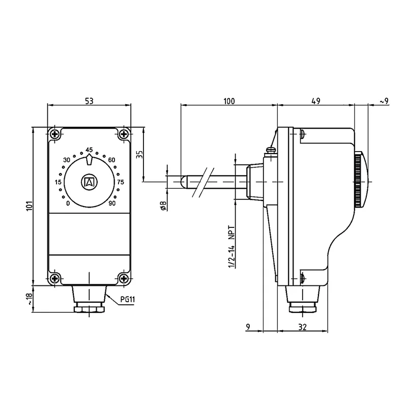 Thermostat à immersion Afriso