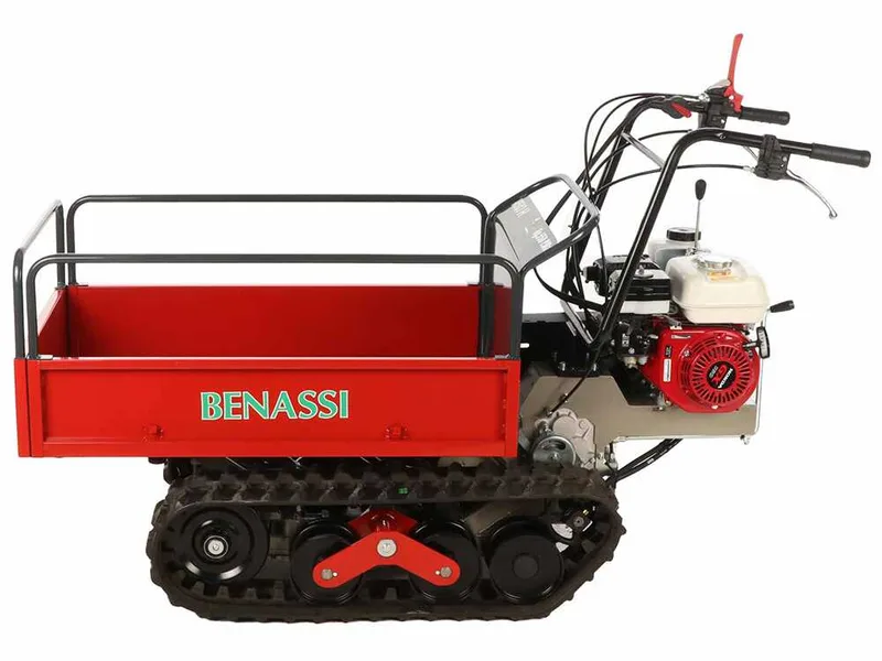 Benassi M503H - Brouette à chenilles - Benne hydraulique extensible - Capacité 550 kg