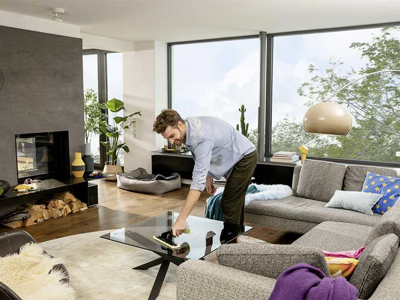 Kärcher WV 4-4 Plus - Nettoyeur de vitres sans fil - Aspirateur à vitres portable - 4 V