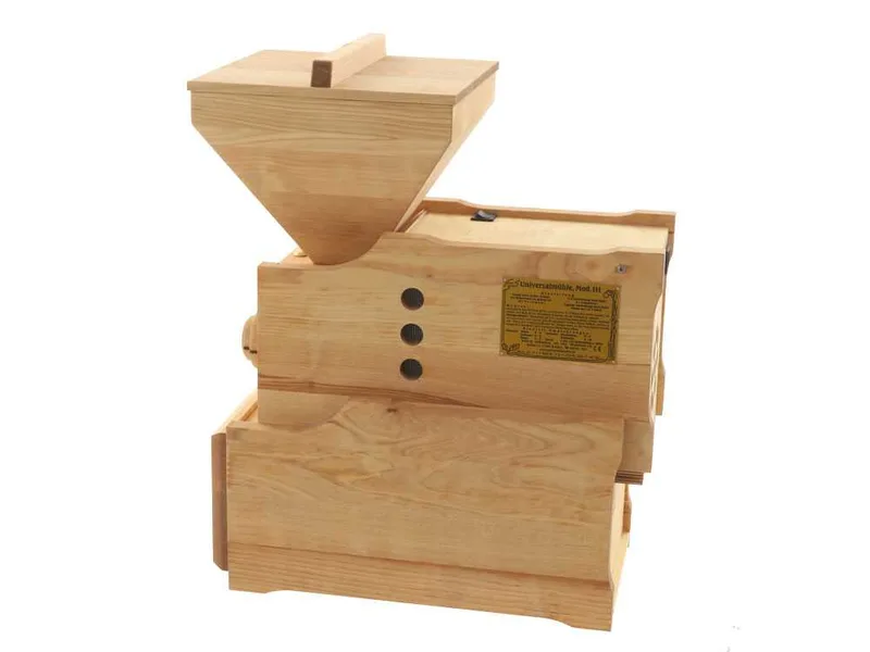 WIDU Universalmühle Mod. 3 - Moulin à farine en bois de bouleau