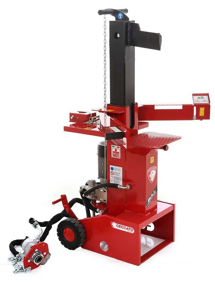 Ceccato bull SPLET12 kombi - Fendeuse hybride - Électrique et à tracteur - Verticale