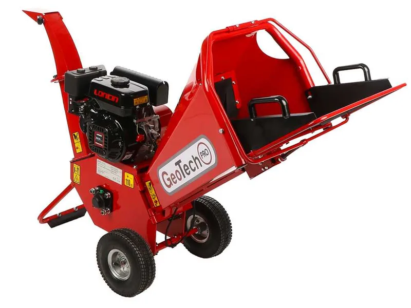 GeoTech Pro PCS70L - Broyeur de branche thermique professionnel - Moteur Loncin 7 CV