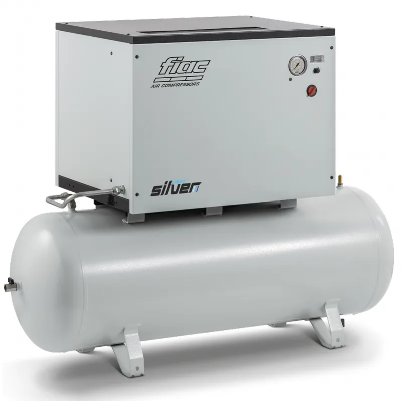 Fiac Light Silver LS 6-200 10 400/50 CE - Compresseur triphasé à vis silencieux - Moteur 6 CV