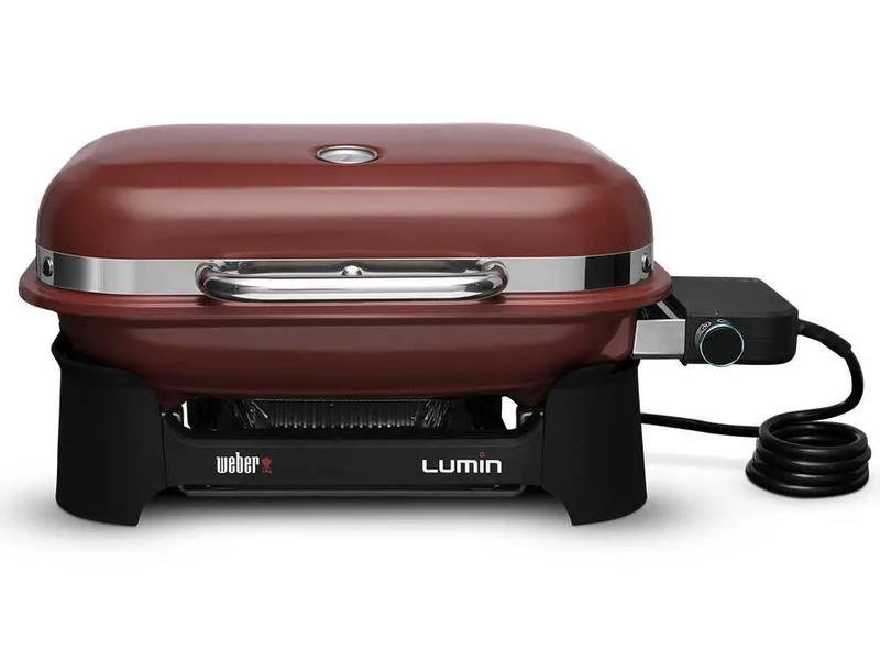 Weber Lumin Compact Red - Barbecue électrique portable