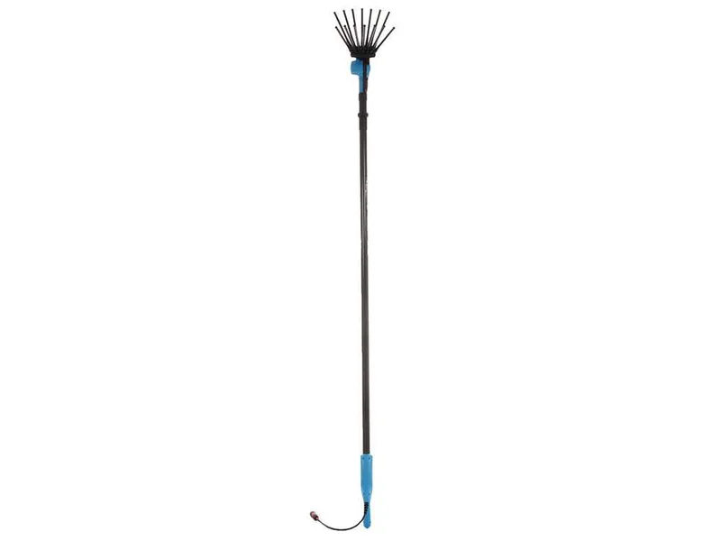 Lisam Oliwatt 3 - Peigne vibreur électrique à batterie - Avec dents en nylon - 235-330 cm - Perche téléscopique