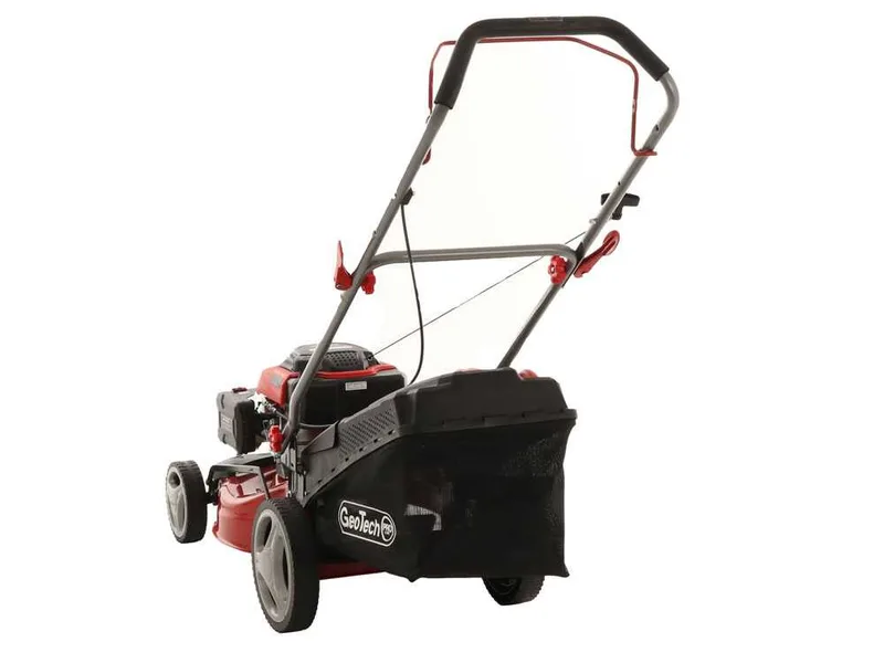 Tondeuse à gazon thermique GeoTech Pro S46-140B avec moteur GeoTech de 141cc