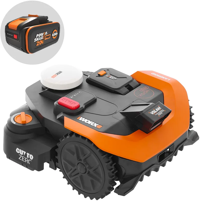 Worx Landroid Vision Cloud WR312E - Robot tondeuse - Sans installation