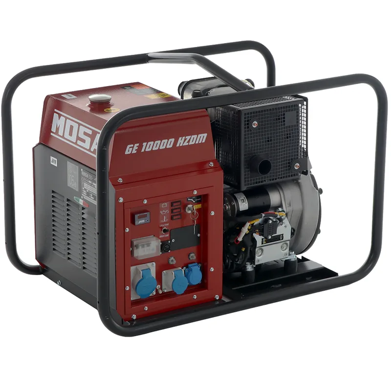 Mosa ge 10000 hzdm - Groupe électrogène diesel 9 KW - Continu 8.1 kW Monophasé - Moteur Hatz 1D90