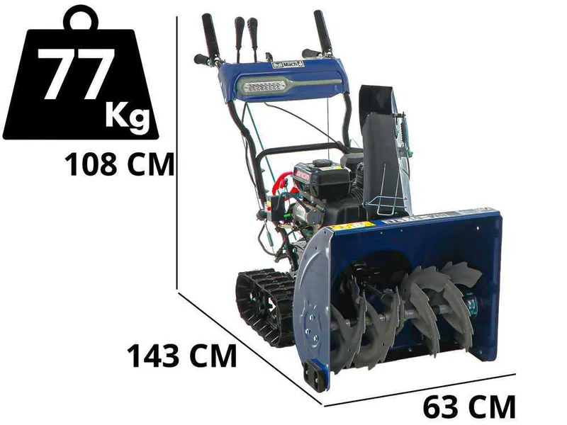 BullMach BM-61 LTE - Fraise à neige thermique - à chenilles - Loncin H200