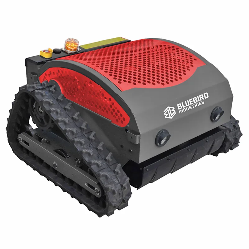 Blue Bird FM 24-65 - Robot de débroussaillage à chenilles hybride (thermique + batterie) - Radiocommandé