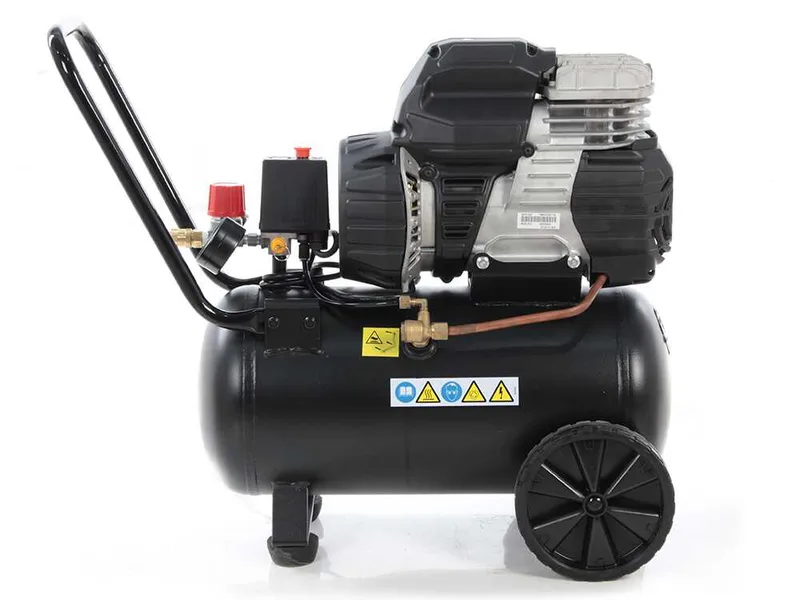 Nuair Sil Air 244/24 - Compresseur d'air électrique monophasé silencieux, oil-less - Moteur 1.5 CV - 24 L