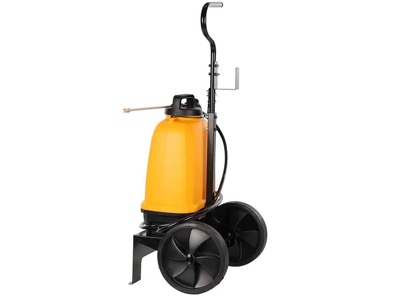 Volpi v-black vita 12 - Pompe de pulvérisation électrique à batterie à dos avec chariot - Avec tuyau de 2 m