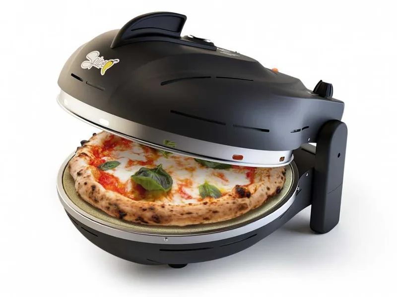 Spice Electronics Diavola Pro V 2.0 Noir - Four à pizza électrique - Pierre réfractaire