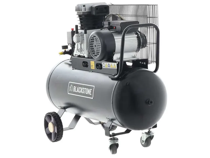 BlackStone B-LBC 100-30 - Compresseur d'air électrique à courroie - Moteur 3 CV - 100 L