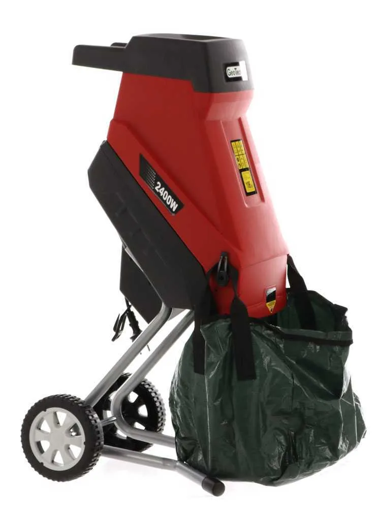 GeoTech ES 2450 BLADES - Broyeur électrique - Couteaux réversibles et sac
