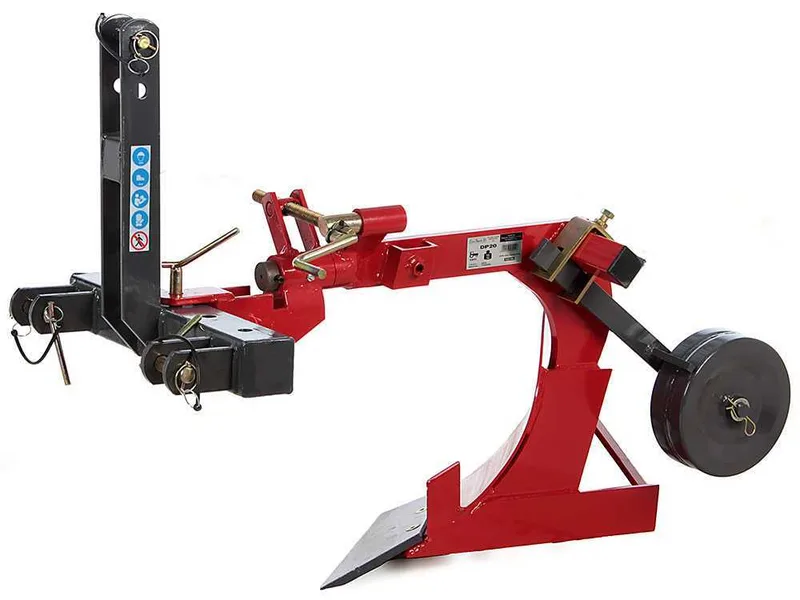 Geotech DP20 - Charrue mono-soc avec structure renforcée - Pour tracteurs avec attelage à trois points