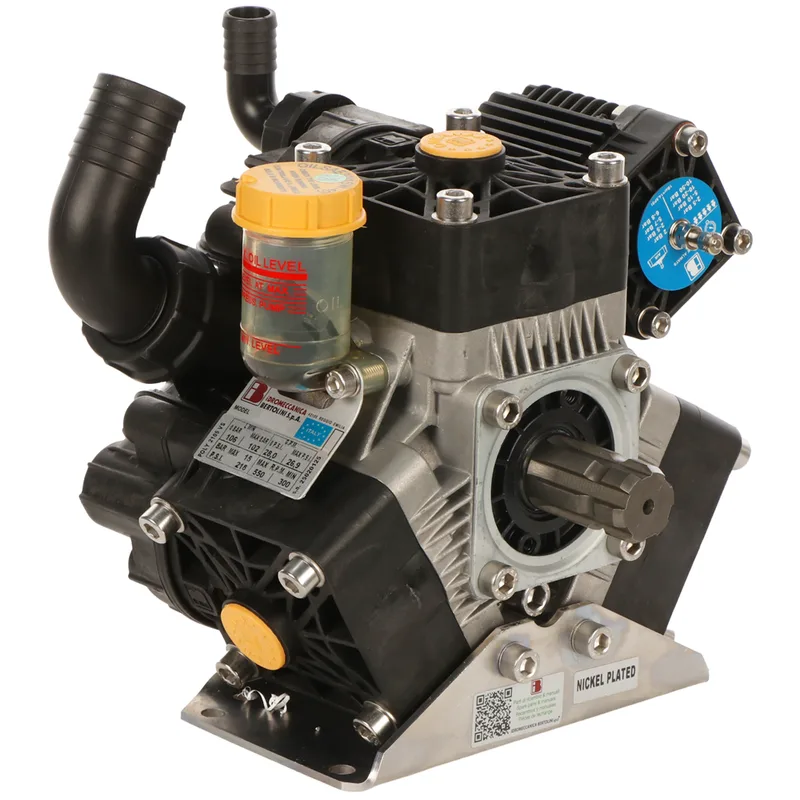 Bertolini Pumps POLY 2105 VS - Pompe à basse pression pour désherbage sur tracteur - Version pour acides et produits chimiques
