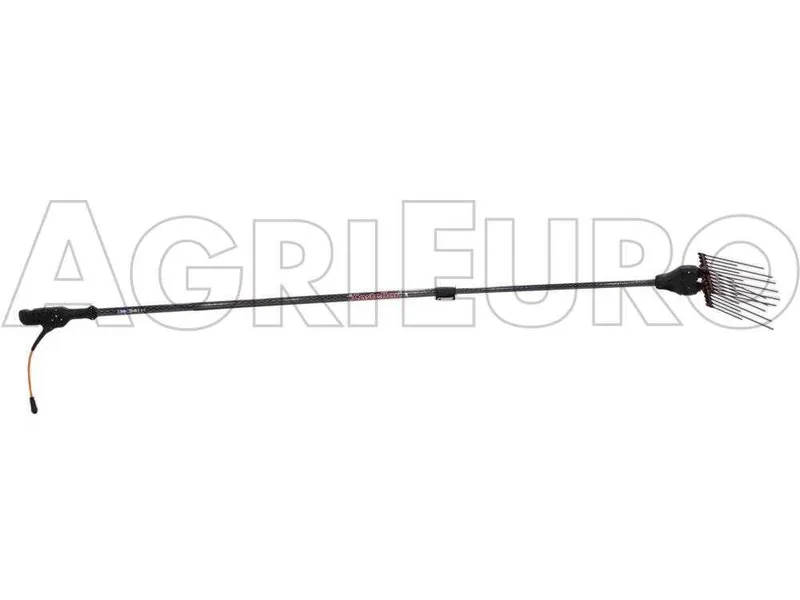 Castellari Tornado Carbon L V3 - Peigne vibreur électrique à batterie de type automobile avec câble inclus - Perche télescopique en carbone 230/330cm
