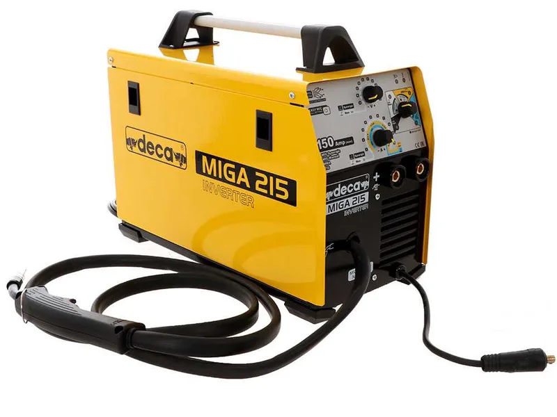 Poste à souder à fil inverter multi-procédés continu Deca miga 215 1Ph 230/50-60 - gaz/no gaz