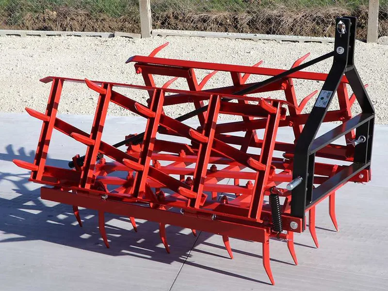 Herses à dents fixes série lourde AgriEuro EPP40 - Porté / Tracté - 40 dents refermables - 200 cm