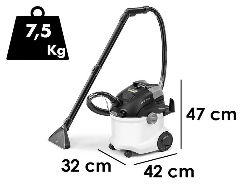 Karcher SE 6 Signature Line - Nettoyeur de moquettes - Aspirateur à liquides - Bidon d'eau propre/sale 4 l - 1000 W