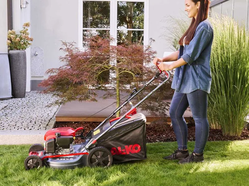 Al-Ko Easy 4.66 P-D - Tondeuse à gazon thermique - 4 en 1 - Moteur AL-KO Tech 5000 de 131 cm³