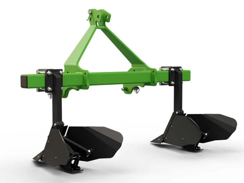 Seven Italy Simply - Butteur à 2 dents - Châssis de 120 cm - Pour tracteurs avec attelage à trois points
