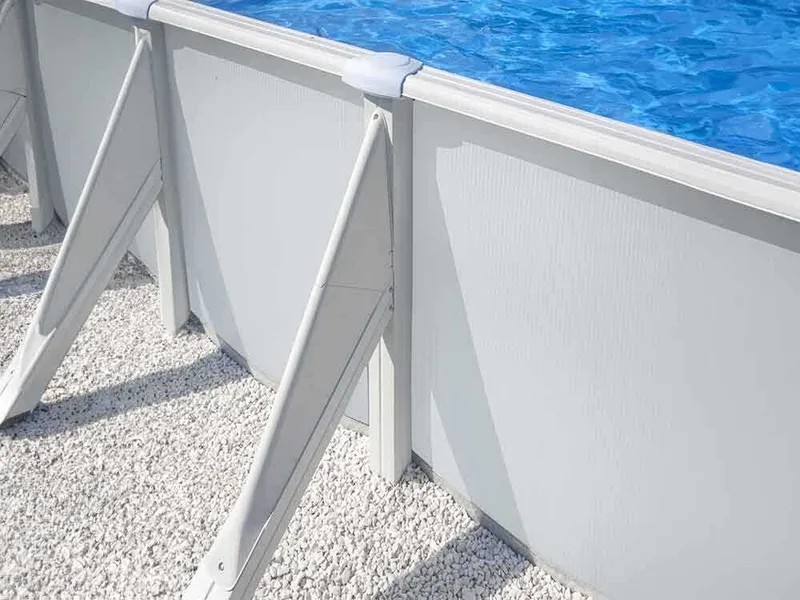 Gre Atlantis Ovale 730 x 375 x 132 cm - Piscine hors-sol en acier