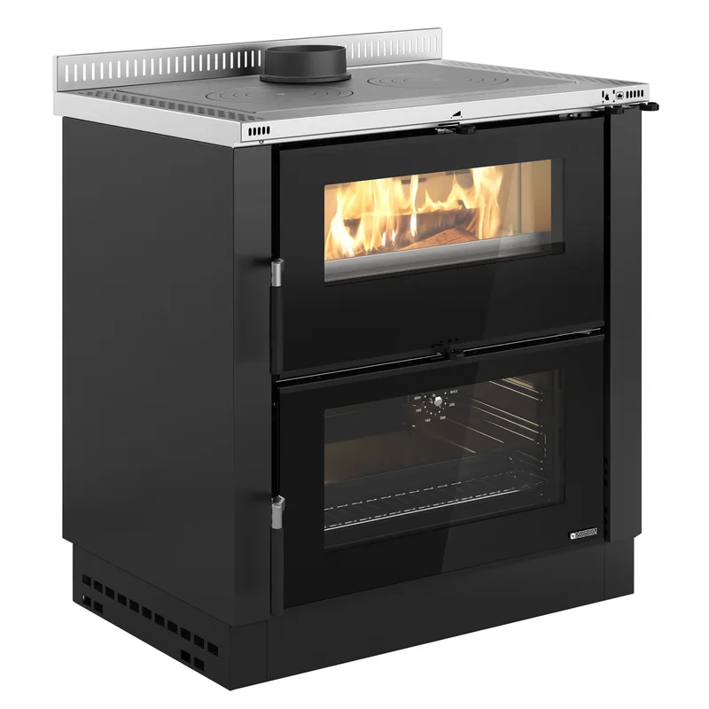 La Nordica Verona XXL 16 cuisinière à bois anthracite