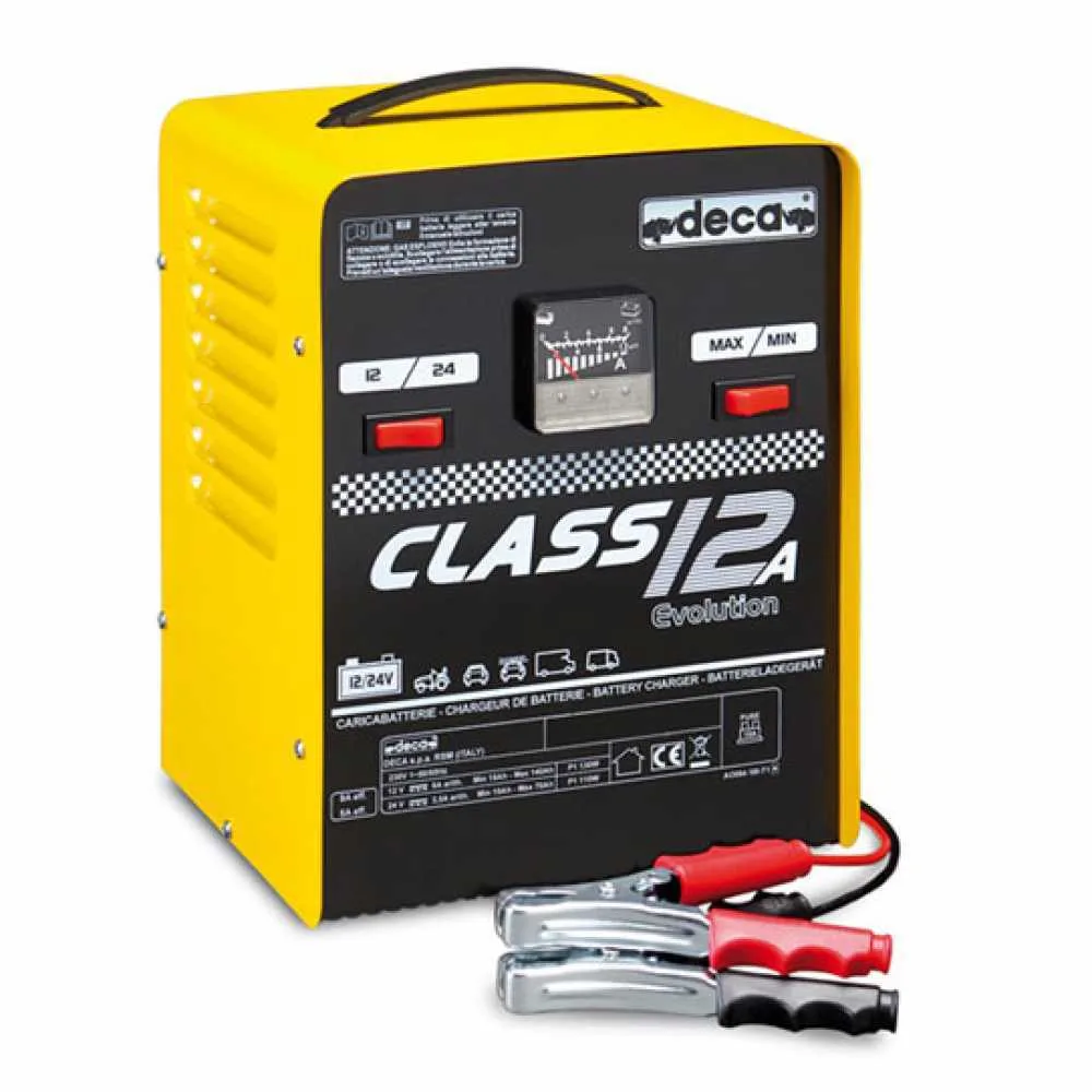 Deca class 12A - Chargeur de voiture Deca class 12A - portable - alimentation monophasée - batteries 12-24V