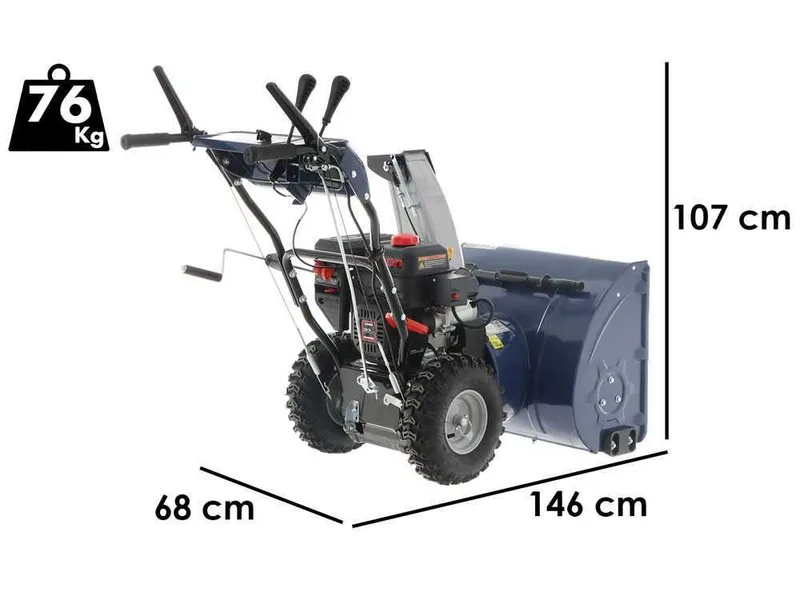 BullMach BM-66 LWE - Fraise à neige thermique - Loncin G210F(D)S