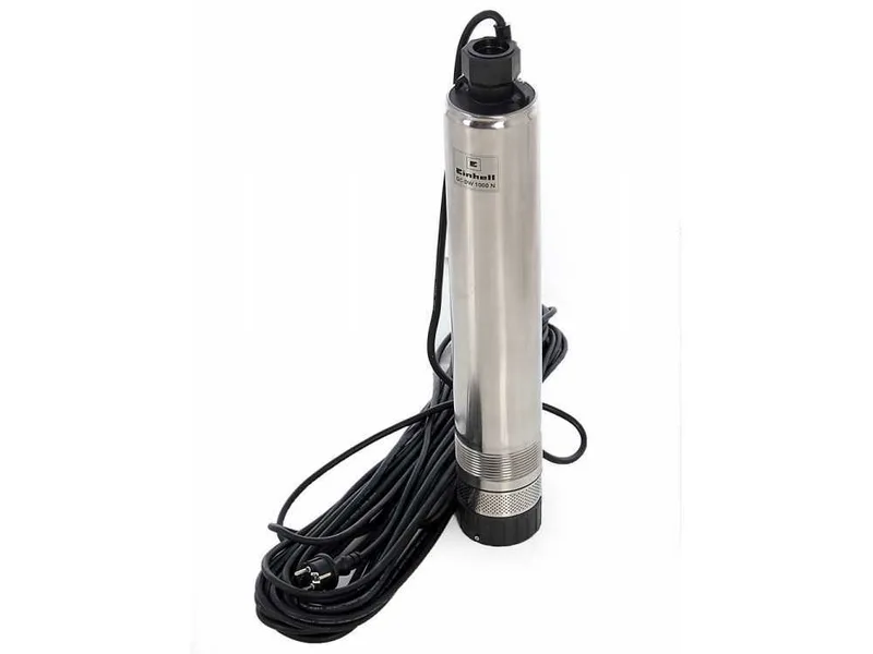 Pompe immergée de forage Einhell GC-DW 1000 - pompe électrique Inox eau claire - 1000W