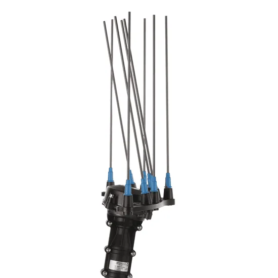 Campagnola Hercules 6 ECO Plug-in - Perche en carbone - 205 - 275 cm - Peigne vibreur électrique à batterie - 21.6V 5Ah