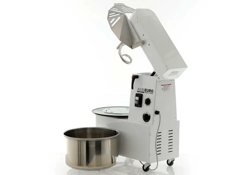Pétrin à spirale triphasé Mixer 3000 T-2G Deluxe 2 vitesses - cuve 32 litres - 25 Kg