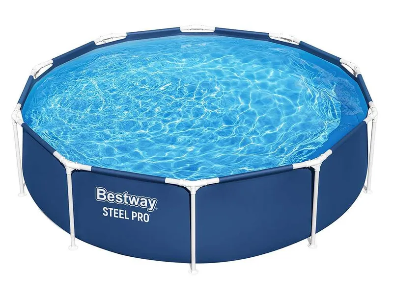 Bestway Steel Pro 56677 - Ø305x76 cm - Piscine ronde pour 3-4 personnes
